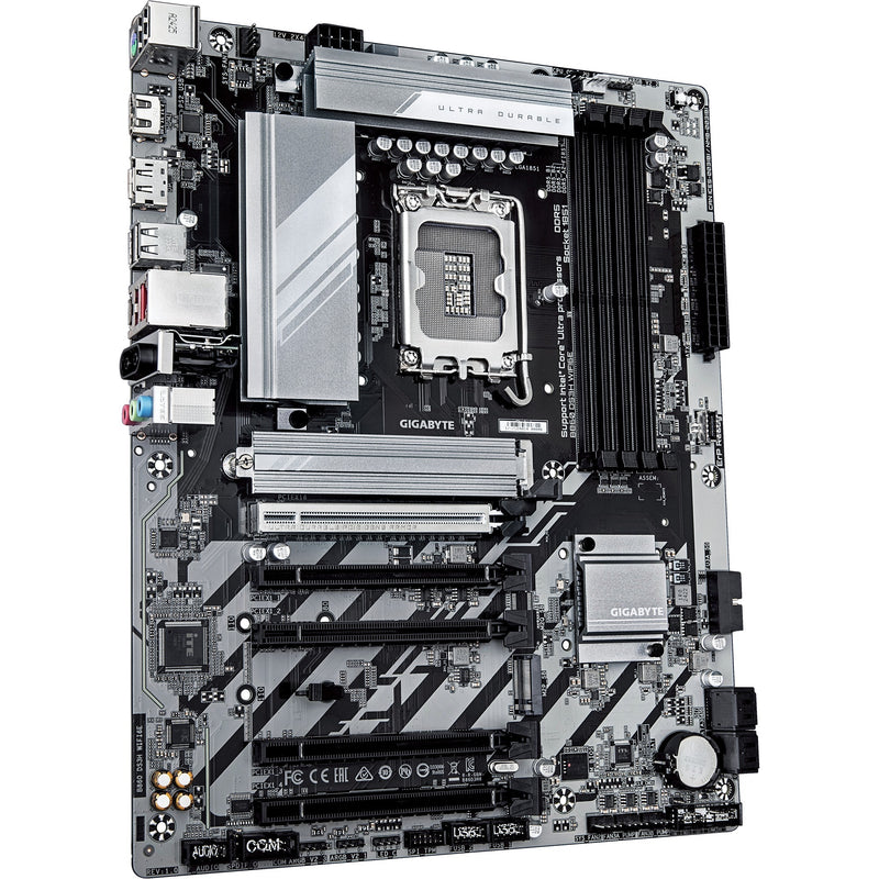 Afbeelding laden in galerijviewer, Gigabyte b860 ds3h wifi6e socket 1851 moederbord (zilver zwart, raid, 2.5gb-lan, wi-fi 6e, bt, sound, atx)

