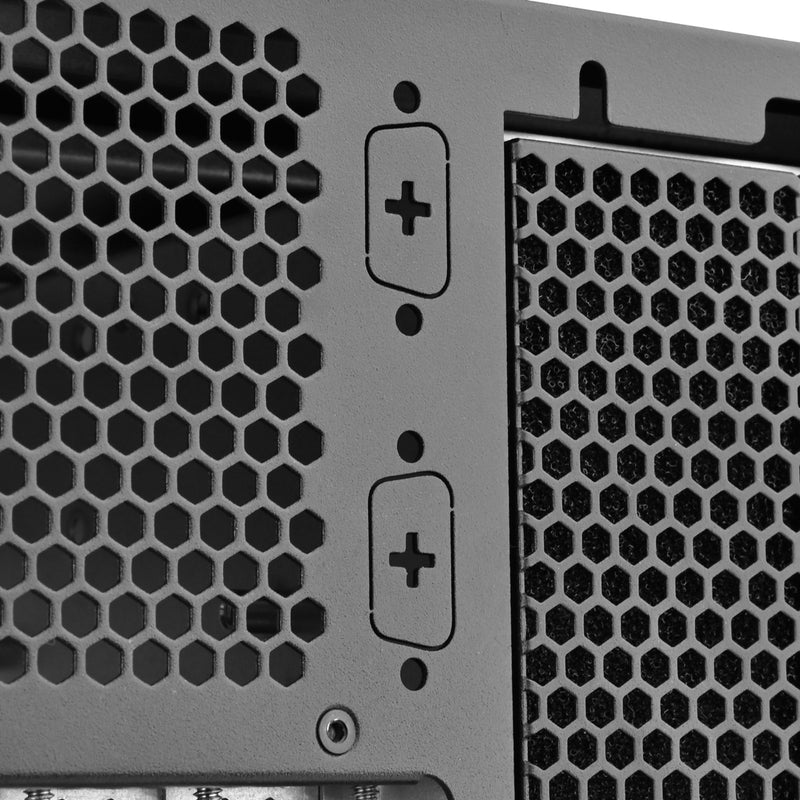 Afbeelding laden in galerijviewer, Silverstone rm47-502-i rack behuizing (zwart)
