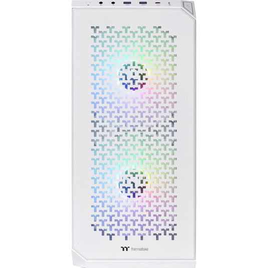 Thermaltake view 300 mx midi tower behuizing (wit | 2x usb-a | 1x usb-c | rgb | window)