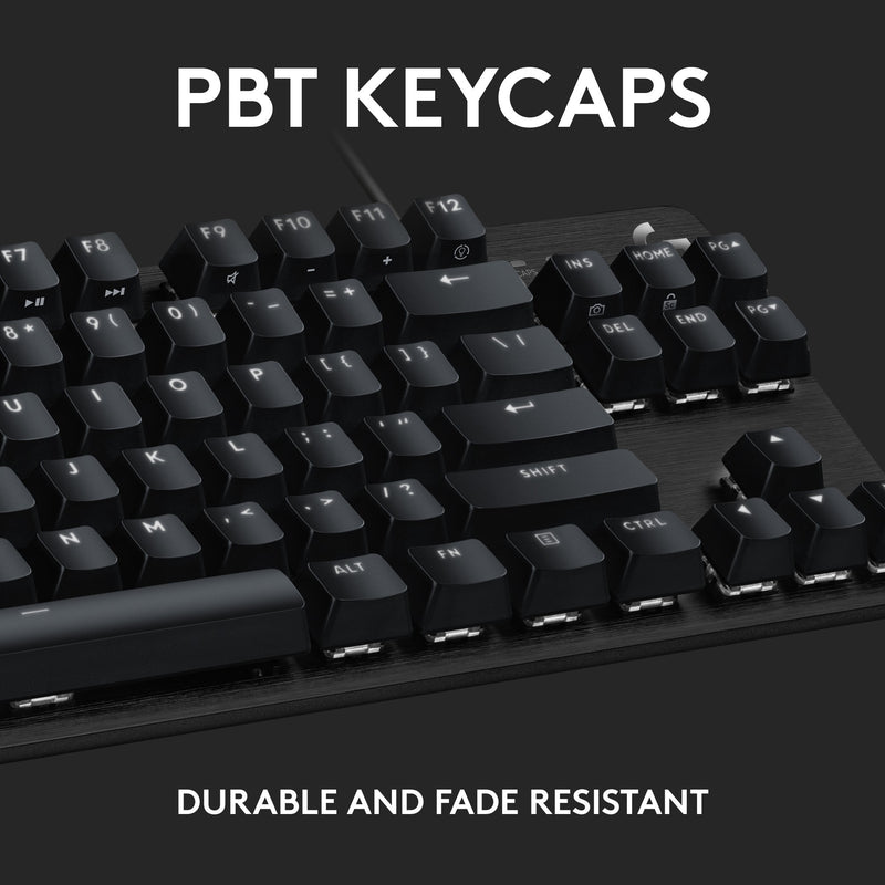 Afbeelding laden in galerijviewer, Logitech g413 tkl se mechanisch gaming toetsenbord (zwart, us-international lay-out (qwerty), gl tactile, 80% (tkl))
