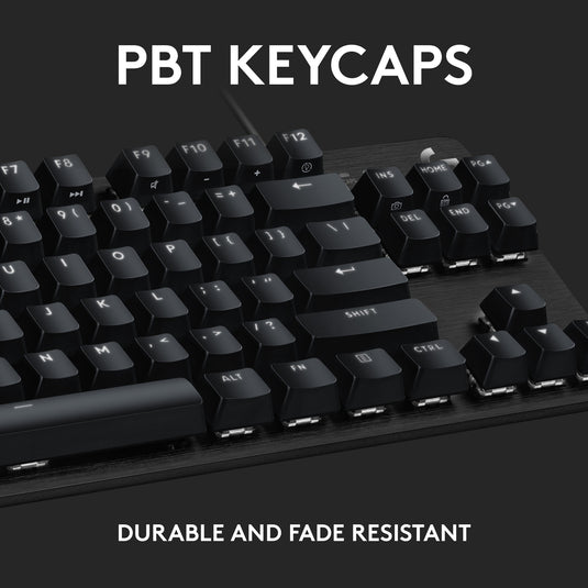 Logitech g413 tkl se mechanisch gaming toetsenbord (zwart, us-international lay-out (qwerty), gl tactile, 80% (tkl))
