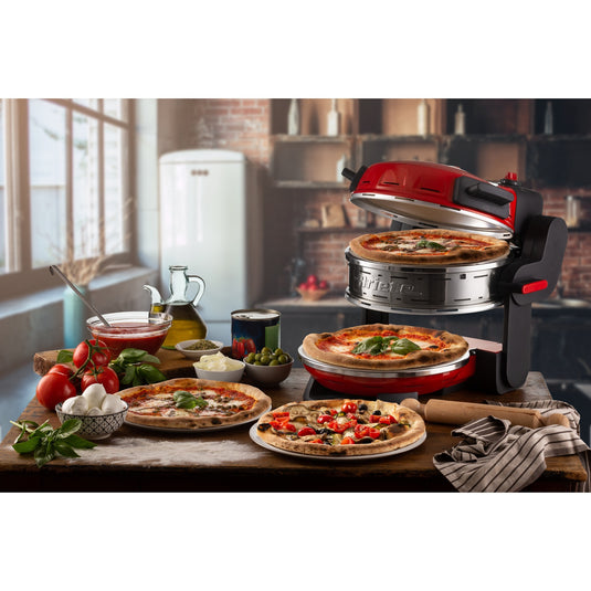Ariete dubbele pizzaoven 0927 00 (rood)