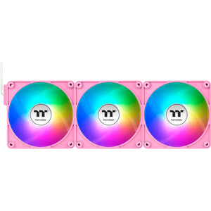Thermaltake ct120 ex argb sync pc cooling fan pink (3-fan pack) case fans (pink, 3 stuks, 120 x 120 x 25 mm, pwm)