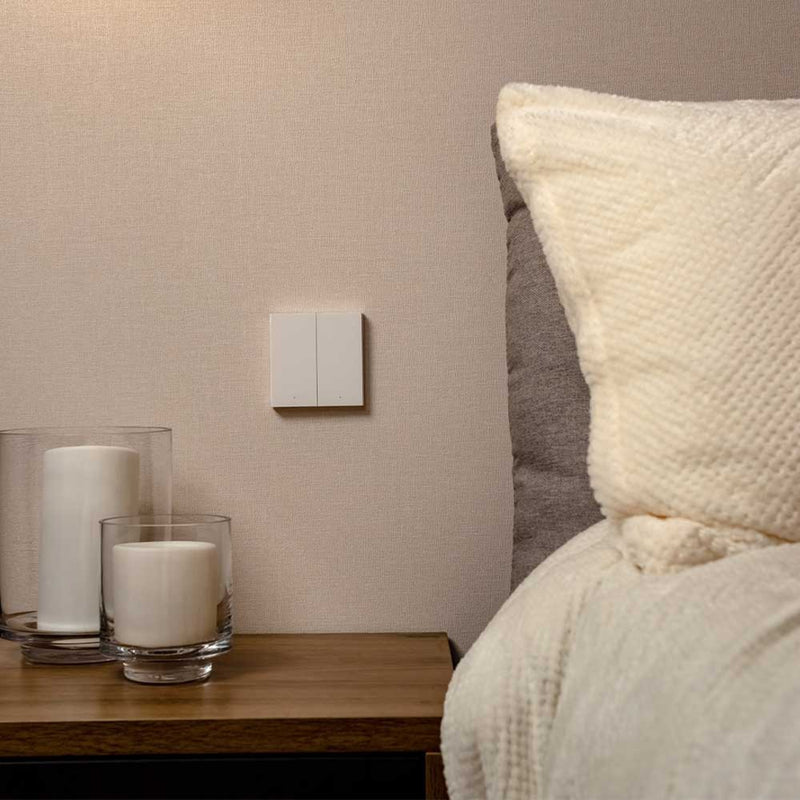 Afbeelding laden in galerijviewer, Aqara smart wall switch h1 dubbele schakelaar (antraciet, zigbee 3.0, neutraaldraad vereist)

