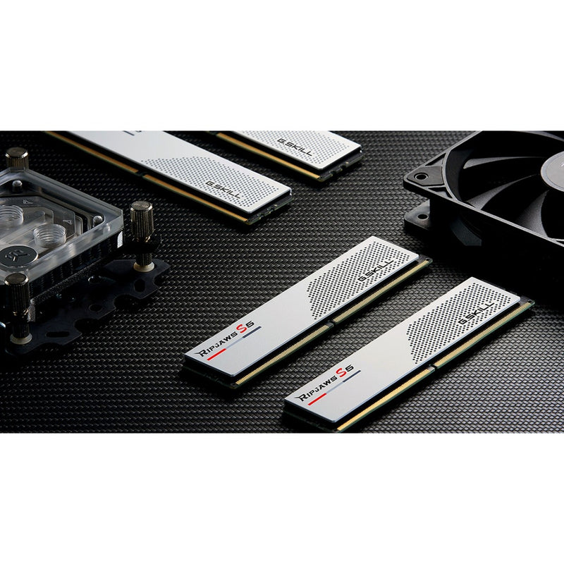 Afbeelding laden in galerijviewer, G.skill ripjaws s5 32 gb ddr5-5600 (2x 16 gb) werkgeheugen (wit, f5-5600j4040c16gx2-rs5w, xmp 3.0)
