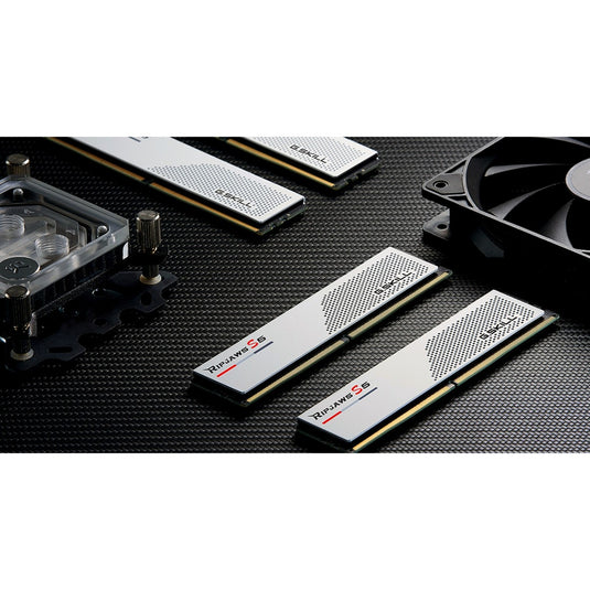 G.skill ripjaws s5 32 gb ddr5-5600 (2x 16 gb) werkgeheugen (wit, f5-5600j4040c16gx2-rs5w, xmp 3.0)
