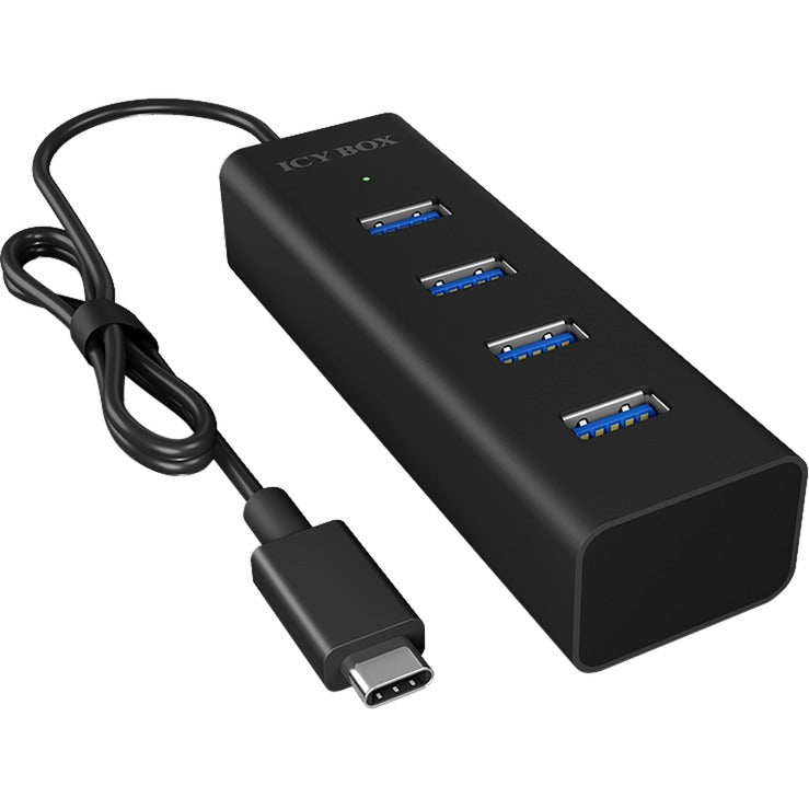 Afbeelding laden in galerijviewer, Icy box ib-hub1409-c3 usb-hub (zwart, 4x usb-a 3.2 (5 gbit s), 1x usb-c 3.2 (5 gbit s))
