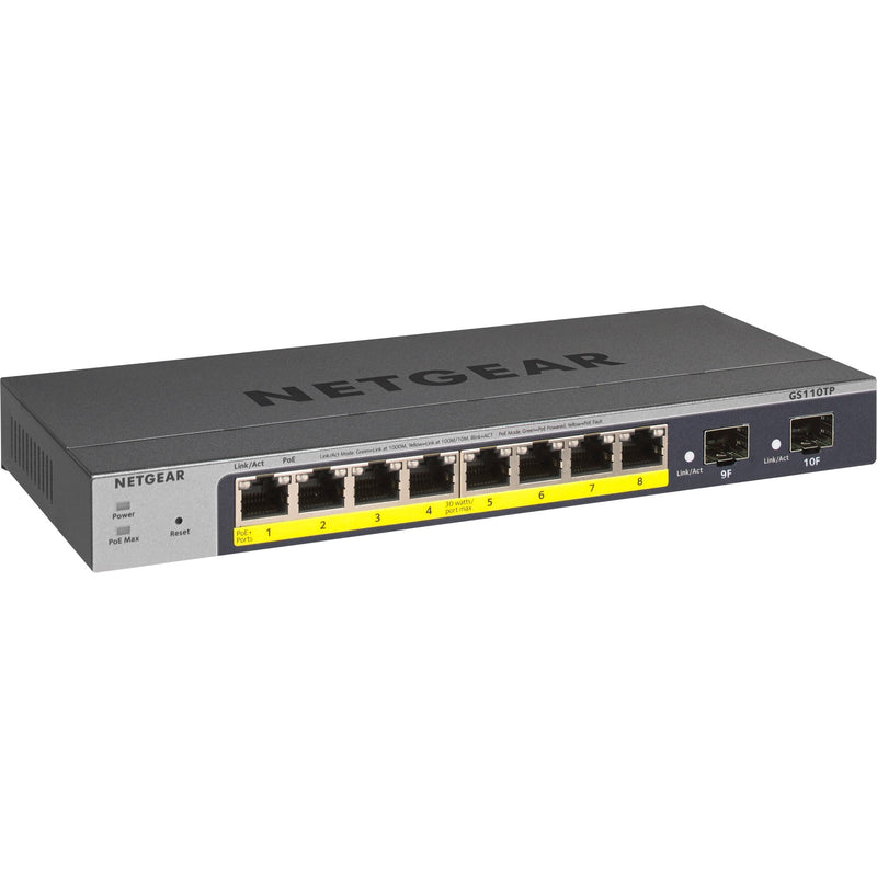 Afbeelding laden in galerijviewer, Netgear gs110tp v3 switch
