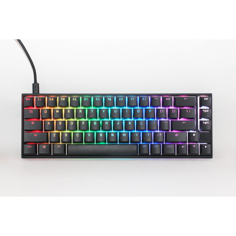 Afbeelding laden in galerijviewer, Ducky mecha pro sf rgb mechanisch toetsenbord (zwart, us lay-out (qwerty), cherry mx silent red, 65%, rgb leds, pbt double-shot)

