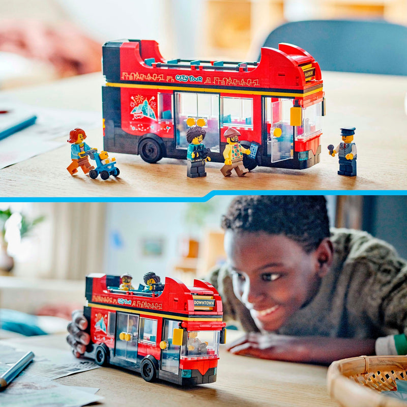 Afbeelding laden in galerijviewer, Lego city toeristische rode dubbeldekker - 60407
