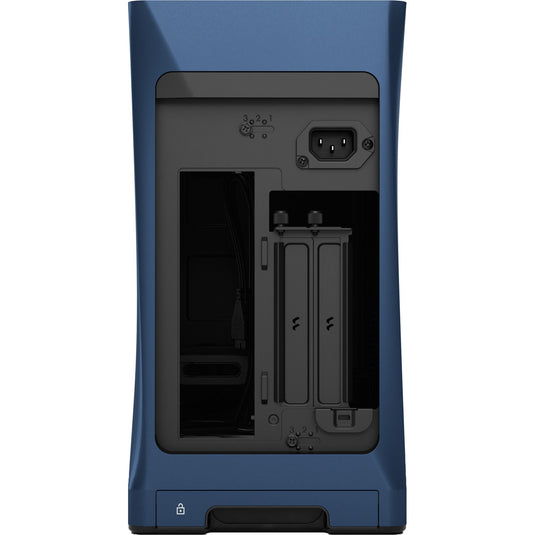 Fractal design era 2 midnight blue mini tower behuizing (donkerblauw | 2x usb-a | 1x usb-c)