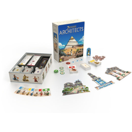 Asmodee 7 wonders: architects bordspel (nederlands, 2 - 7 spelers, 25 minuten, vanaf 8 jaar)