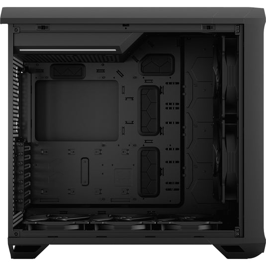 Fractal design torrent black solid midi tower behuizing (zwart | 2x usb-a | 1x usb-c)