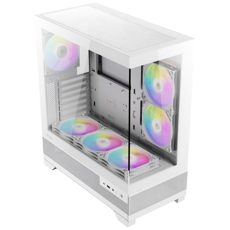 Afbeelding laden in galerijviewer, Antec cx700 elite rgb midi tower behuizing (wit | 2x usb-a | tempered glass)
