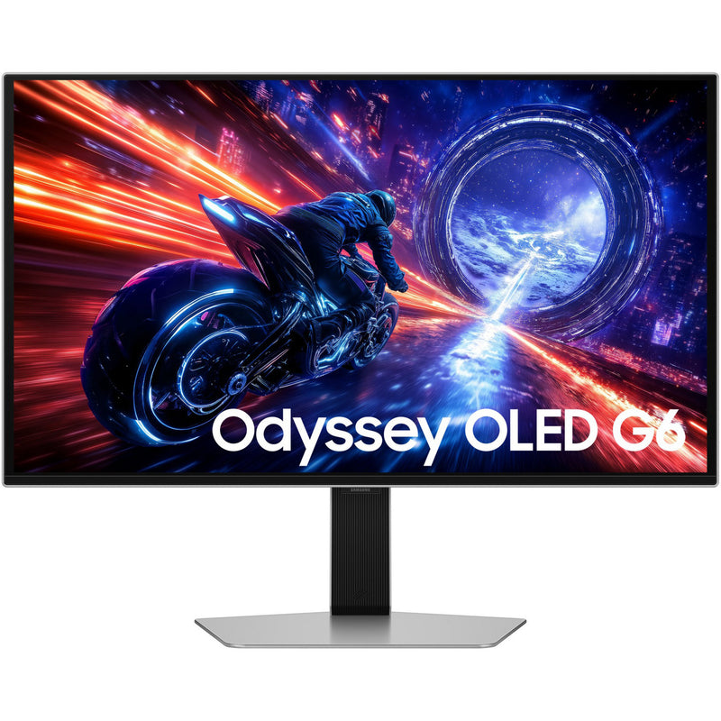 Afbeelding laden in galerijviewer, Samsung odyssey oled g6 g60sf 27 gaming monitor (zilver, 2x hdmi, displayport, 2x usb-a, usb-b, 500 hz)
