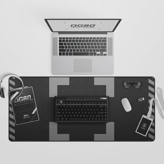 Iqunix og80 dark side wireless mechanical keyboard (zwart, us lay-out (qwerty), gateron red, 80% (tkl), rgb leds, hot-swappable, pbt, 2.4ghz | bluetooth 5.1 | usb-c)
