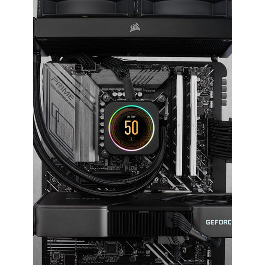 Corsair vengeance rgb 32 gb ddr5-6000 (2x 16 gb) werkgeheugen (zwart, cmh32gx5m2d6000z38, expo)