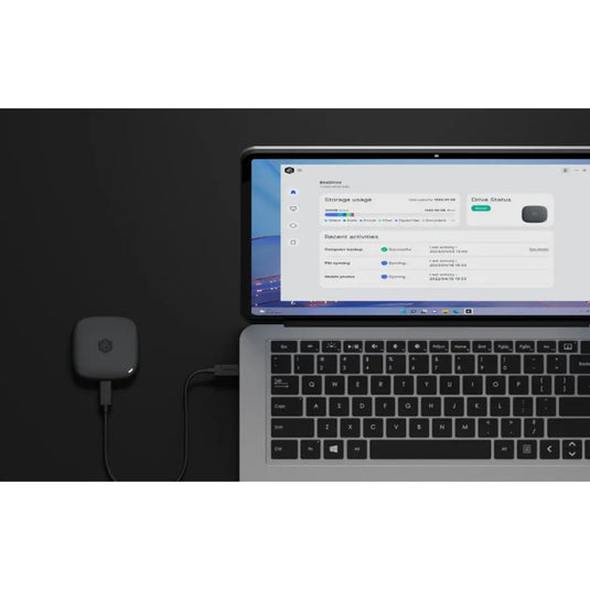 Synology beedrive 1 tb externe ssd (zwart, usb 3.2 gen 2 (type c))
