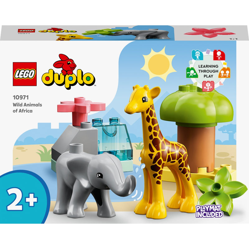 Afbeelding laden in galerijviewer, Lego duplo - wilde dieren van afrika constructiespeelgoed (10971)
