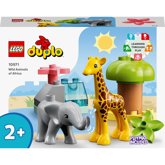 Lego duplo - wilde dieren van afrika constructiespeelgoed (10971)