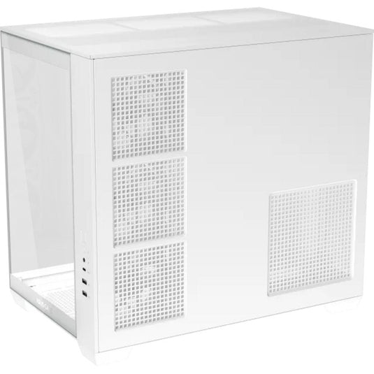 Asus a32 plus midi tower behuizing (wit | 2x usb-a | 1x usb-c | rgb | tempered glass)