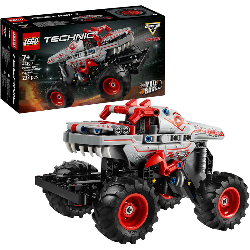 Afbeelding laden in galerijviewer, Lego technic monster jam™ thunderroarus™ pull-back truck - 42200
