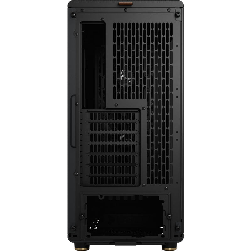 Afbeelding laden in galerijviewer, Fractal design north midi tower behuizing (zwart houtkleur | 2x usb-a | 1x usb-c | tempered glass)
