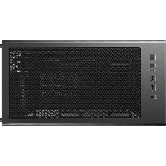 Antec ax85 argb midi tower behuizing (zwart | 2x usb-a | tempered glass)
