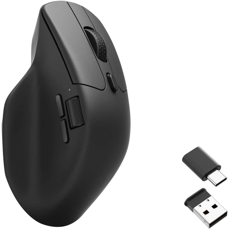 Afbeelding laden in galerijviewer, Keychron m6-a1 wireless mouse (zwart, 100 - 26.000 dpi, usb-c bluetooth 5.1 2.4 ghz)
