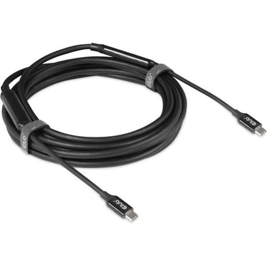 Club 3d actieve usb-c 3.2 gen 2 kabel (zwart, 5 meter, 8k 60hz)