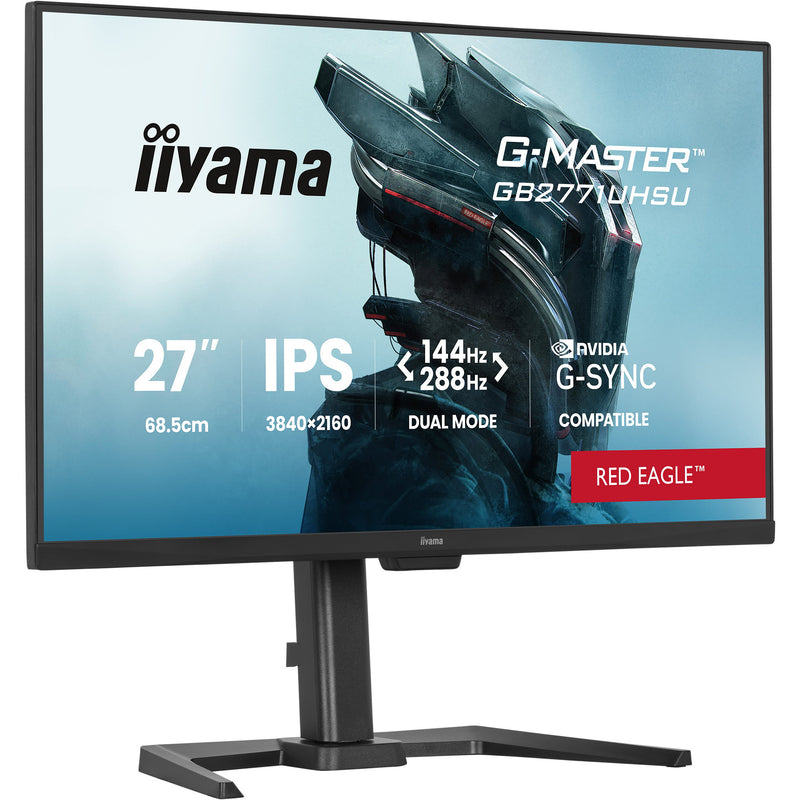 Afbeelding laden in galerijviewer, Iiyama g-master red eagle gb2771uhsu-b1 27 4k uhd gaming monitor (zwart (mat), 2x hdmi, displayport, 2x usb-a, 2x usb-c, 144 hz 288 hz)
