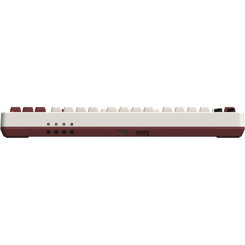Afbeelding laden in galerijviewer, 8bitdo retro mechanical keyboard fami edition (beige, us lay-out (qwerty), kailh box white, 80% (tkl), bluetooth low energy, wireless 2.4g, usb)
