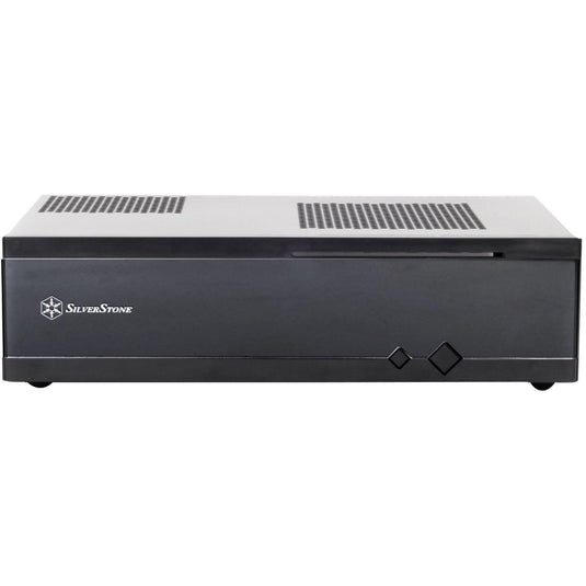 Silverstone milo ml05b htpc behuizing (zwart | 2x usb-a)