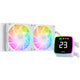 Xyz pc gear aquapulse aio 240 waterkoeling (wit, argb, pwm)