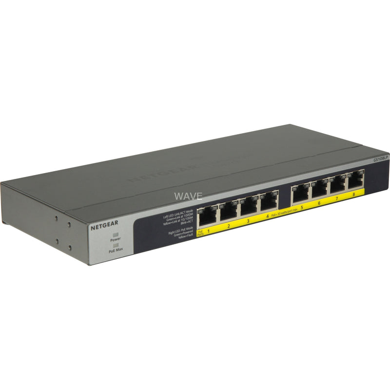 Afbeelding laden in galerijviewer, Abi schakelaar netgear gs108lp-100eus gs108lp zwart
