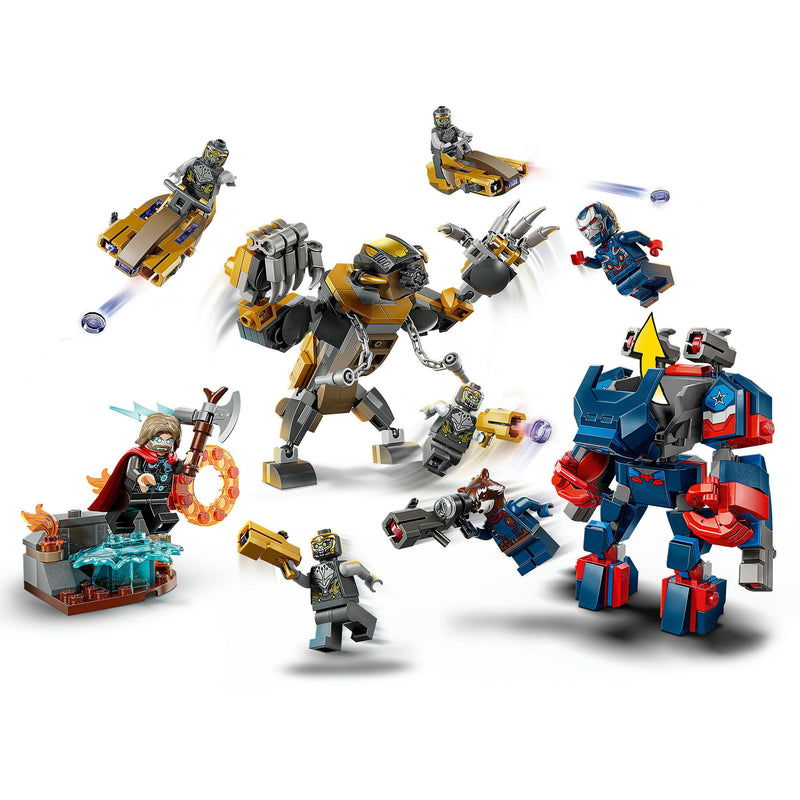 Afbeelding laden in galerijviewer, Lego super heroes marvel 76322 avengers endgame thor vs. chitauri
