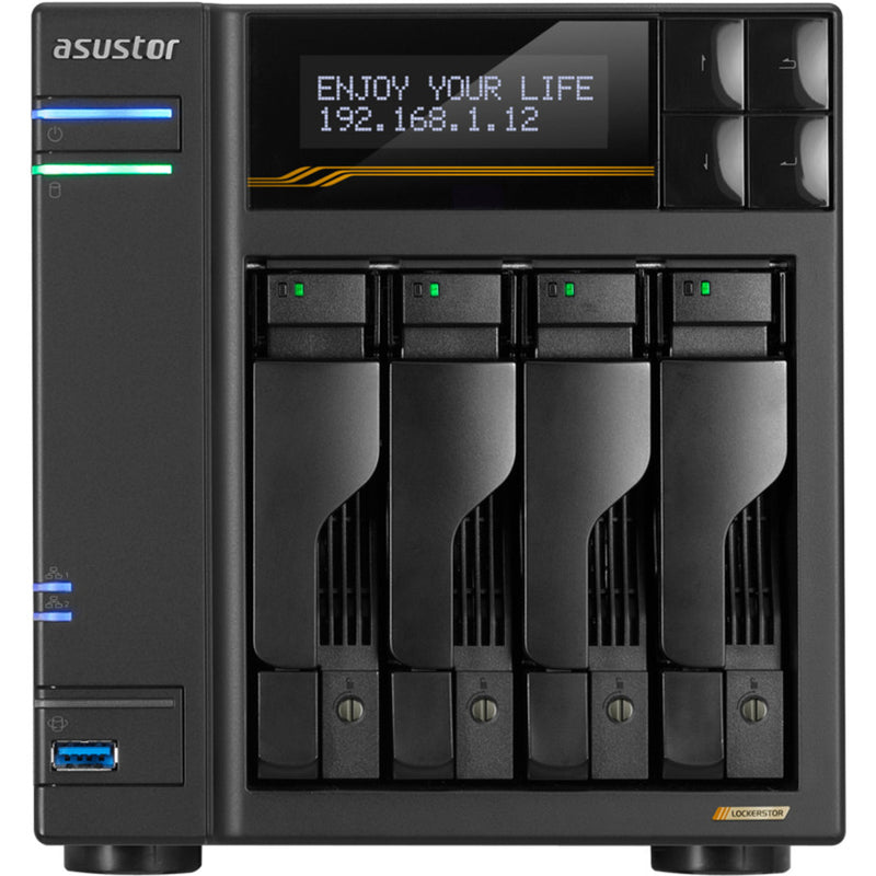 Afbeelding laden in galerijviewer, Asustor lockerstor 4 as6804t nas (zwart)

