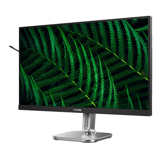 Philips 27b2g5200 27 monitor (zilver zwart, vga, hdmi, displayport, usb, audio, 100 hz)