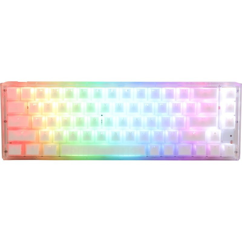 Afbeelding laden in galerijviewer, Ducky one 3 sf aura white rgb mechanisch toetsenbord (wit, us lay-out (qwerty), cherry mx brown, 65%, abs double shot, hot swap)
