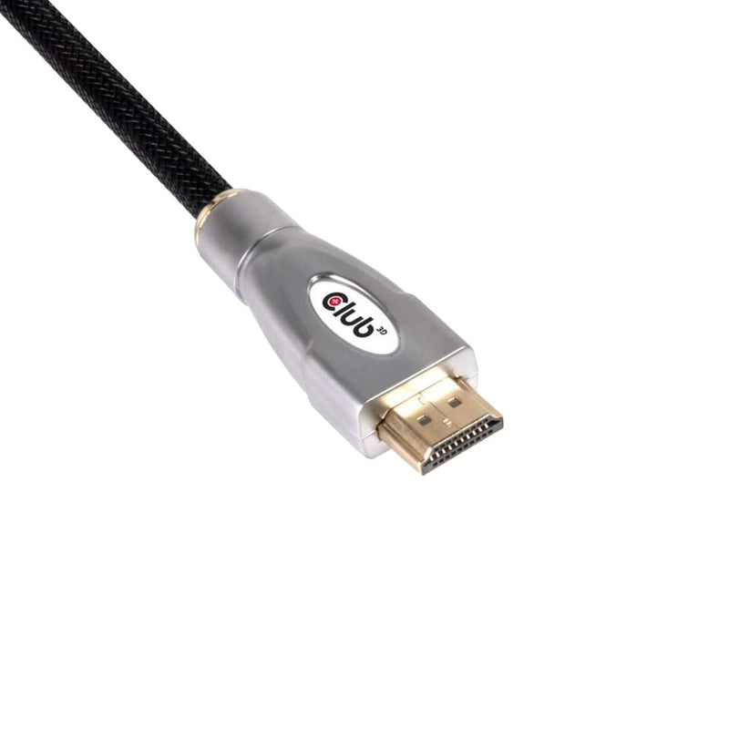 Afbeelding laden in galerijviewer, Club 3d hdmi 2.0 kabel (zwart zilver, 5 meter, 4k 60hz)

