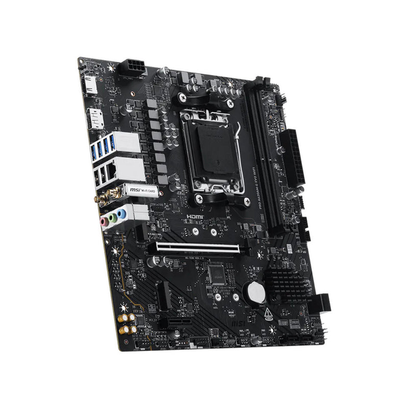 Afbeelding laden in galerijviewer, Msi pro a620am-g evo wifi socket am5 moederbord (raid, 2.5gb-lan, wifi, bt, sound, µatx)
