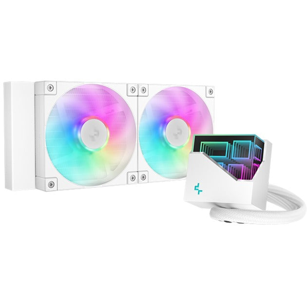 Afbeelding laden in galerijviewer, Deepcool lt240 argb waterkoeling (wit, 4-pins pwm fan-connector)
