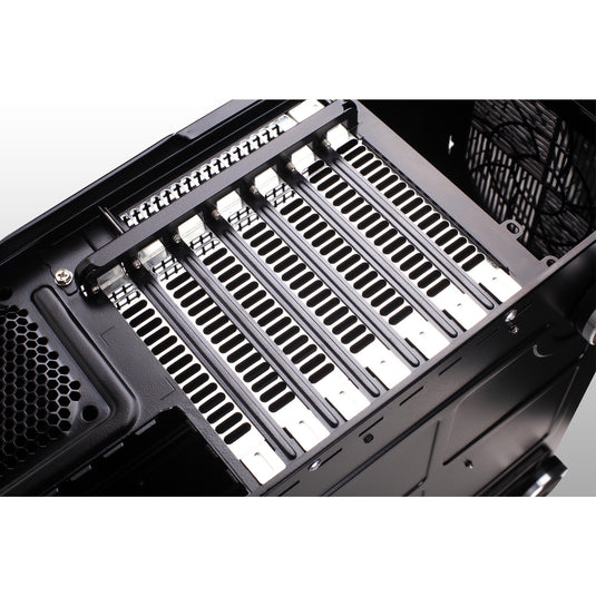 Silverstone grandia gd07b htpc behuizing (zwart | 2x usb-a)