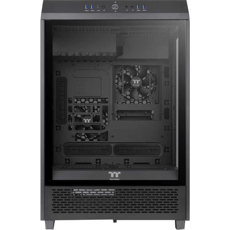 Afbeelding laden in galerijviewer, Thermaltake the tower 500 midi tower behuizing (zwart | 4x usb-a | 1x usb-c | tempered glass)
