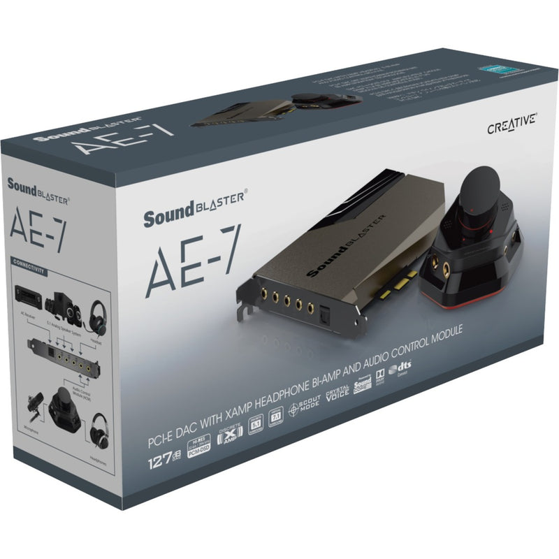 Afbeelding laden in galerijviewer, Creative sound blaster ae-7 geluidskaart (zwart)
