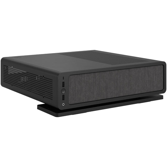 Fractal design ridge black mini tower behuizing (zwart | 2x usb-a | 1x usb-c)