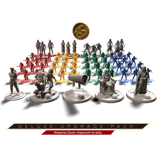 Asmodee dune: imperium deluxe upgrade pack bordspel (engels, uitbreiding, 1 - 4 spelers, 60 - 120 minuten, vanaf 14 jaar)