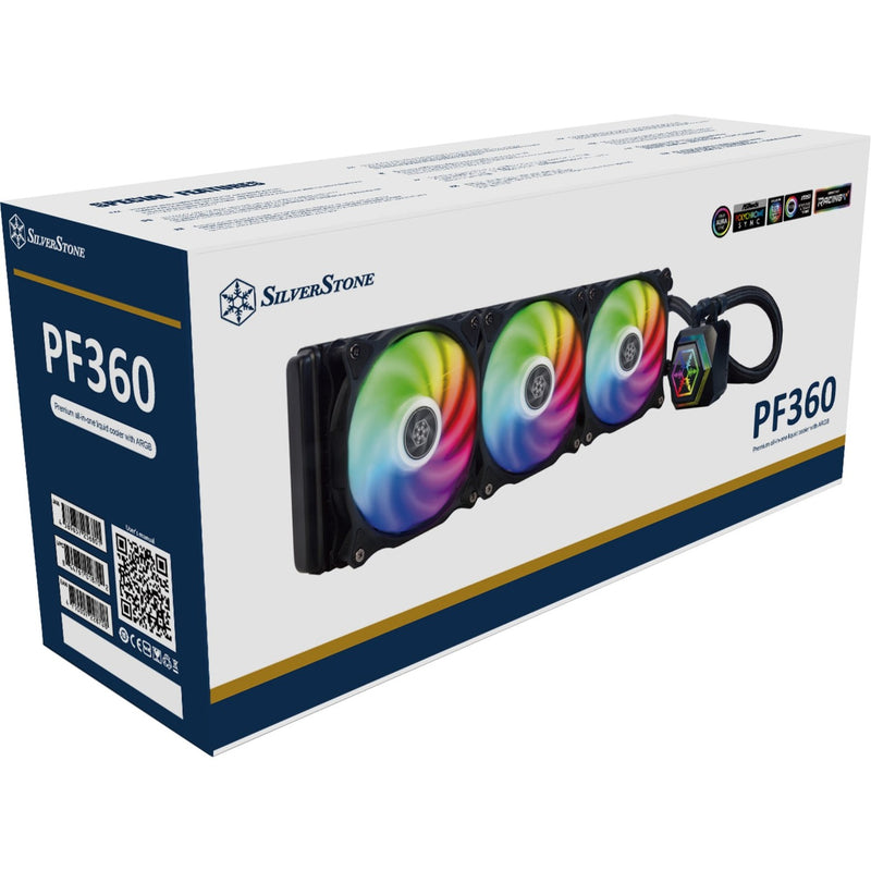Afbeelding laden in galerijviewer, Silverstone sst-pf360-argb-v2 waterkoeling (zwart, incl. rgb controller)
