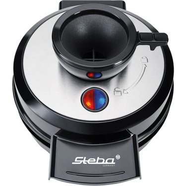 Steba wafelijzer we 20 volcano (zwart zilver)