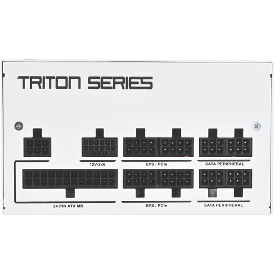 Silverstone triton 1000rz modulaire 1000 watt voeding (wit, 1x 12v-2x6, 4x pcie)